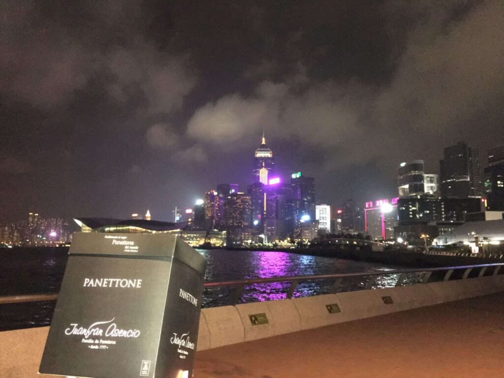 Panettone Juanfran Asencio en Hong Kong