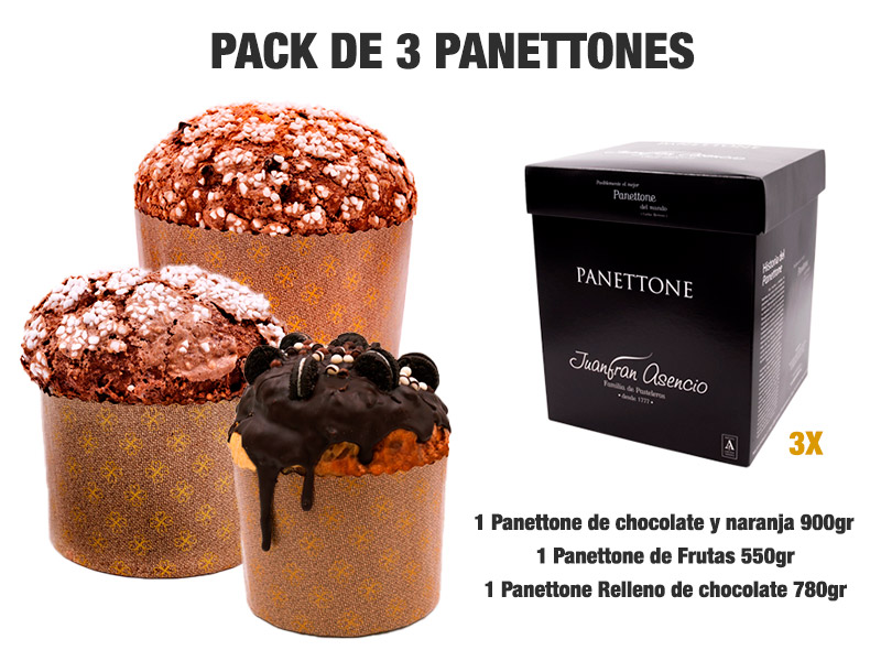 Pack Panettones Variados